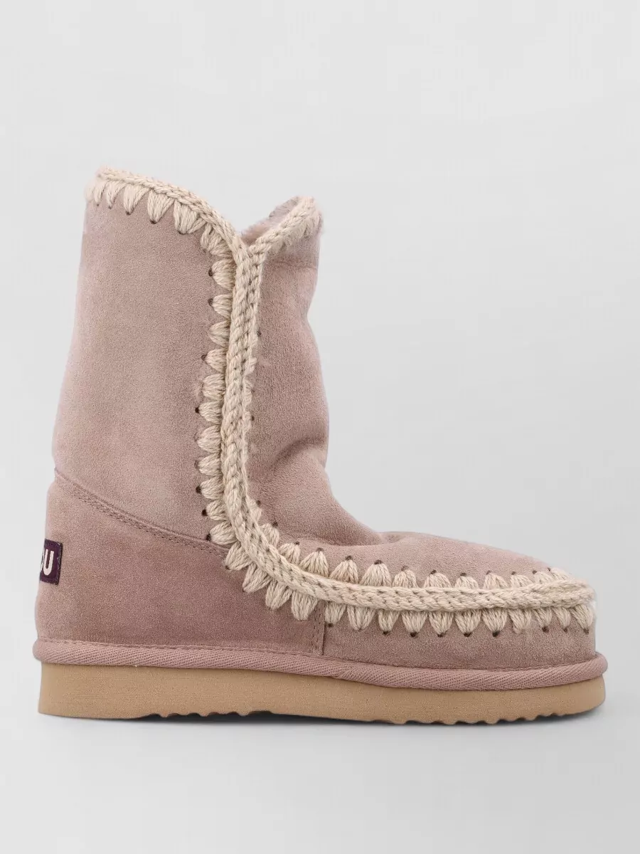 Mou Sheepskin Ankle Boots
