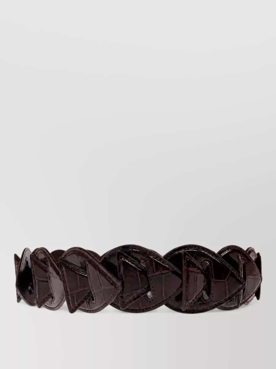 Jacquemus calf leather fish-link belt