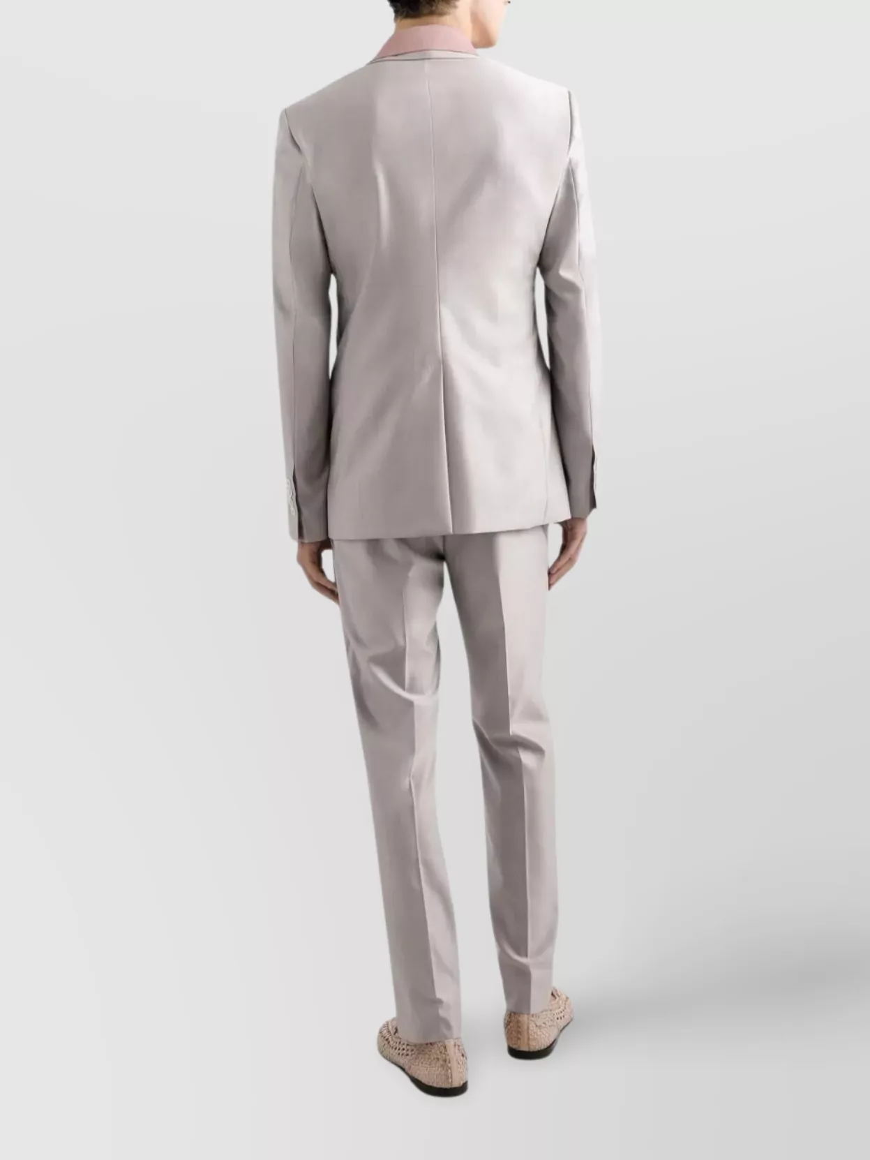 Dolce&Gabbana Wool Silk Double Breasted Suit