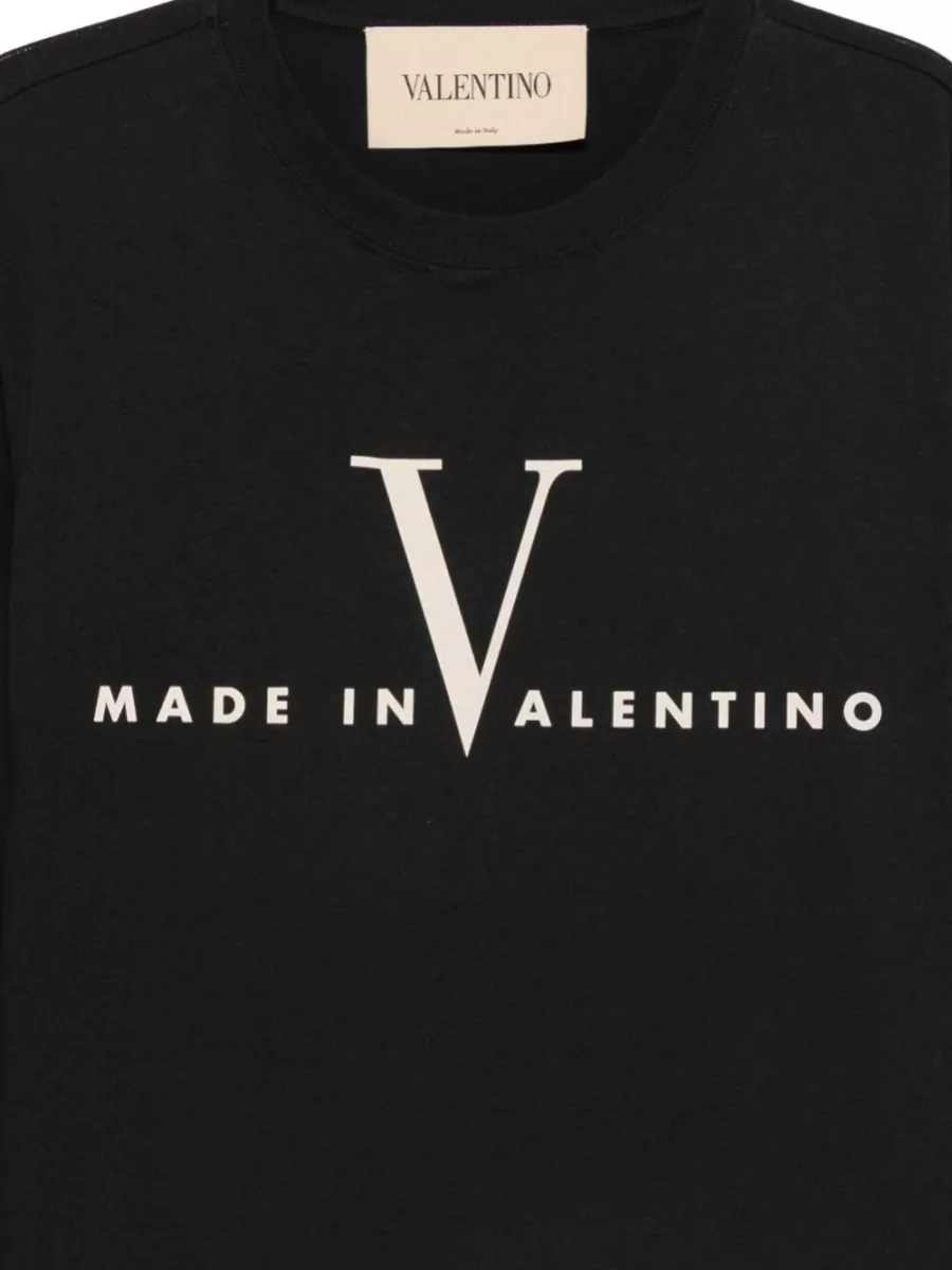 Valentino Logo-Print Cotton Long-Sleeve Sweatshirt