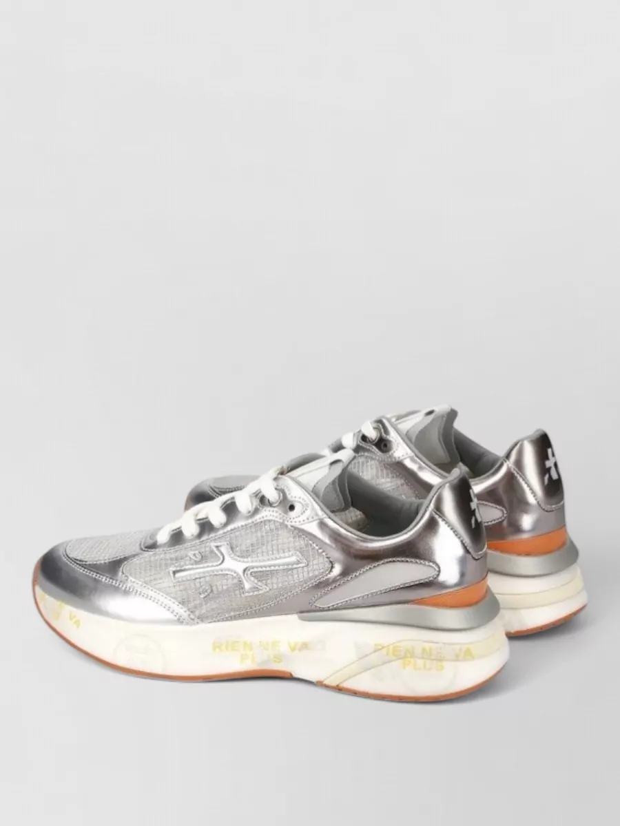 Premiata Leather Low-Top Sneakers