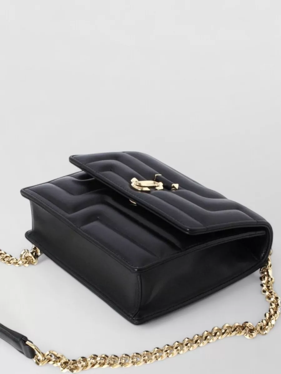 Jimmy Choo Avenue Leather Shoulder Bag