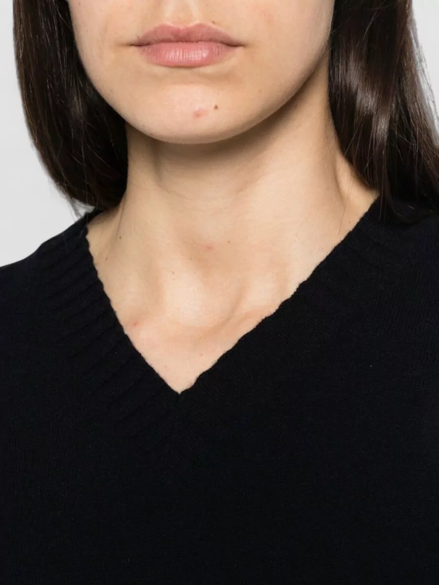 Fabiana Filippi Silk Wool Cashmere Crewneck Sweatshirt