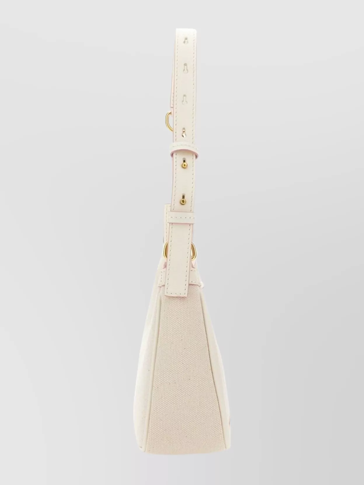 Balmain Canvas Shoulder Bag Chain Strap Top Handle