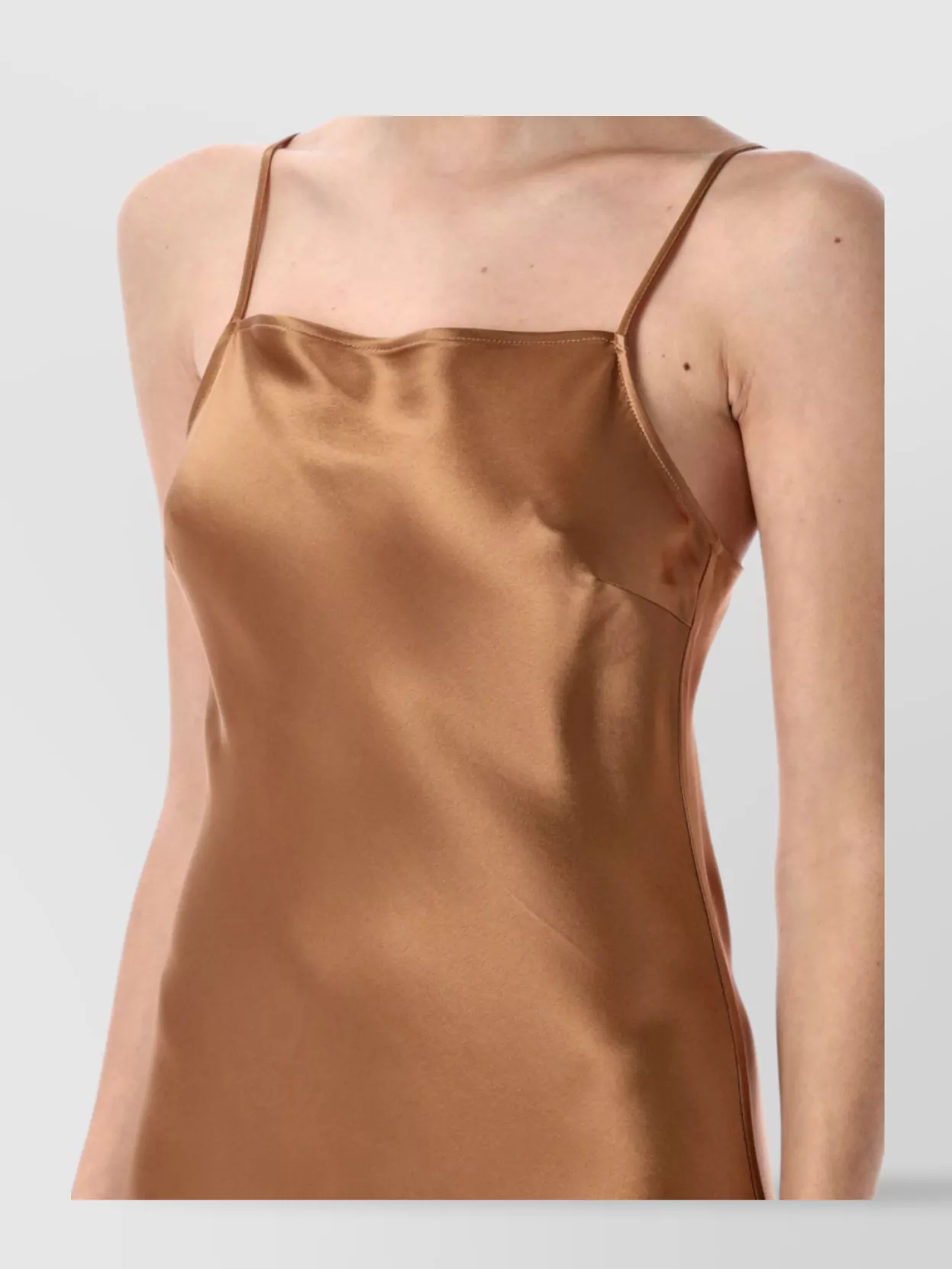 Shop By Malene Birger Leviana Slip Dress Asymmetrical Hemline