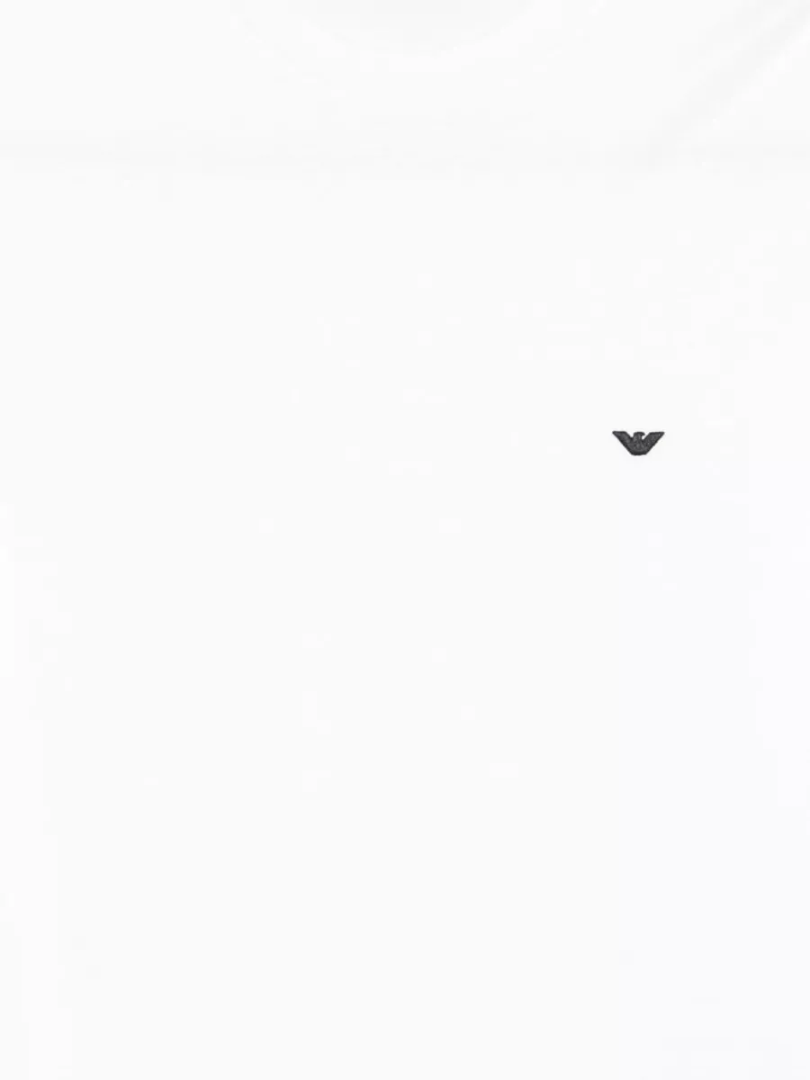 Emporio Armani Cotton Blend Crew Neck Long Sleeve T-Shirt