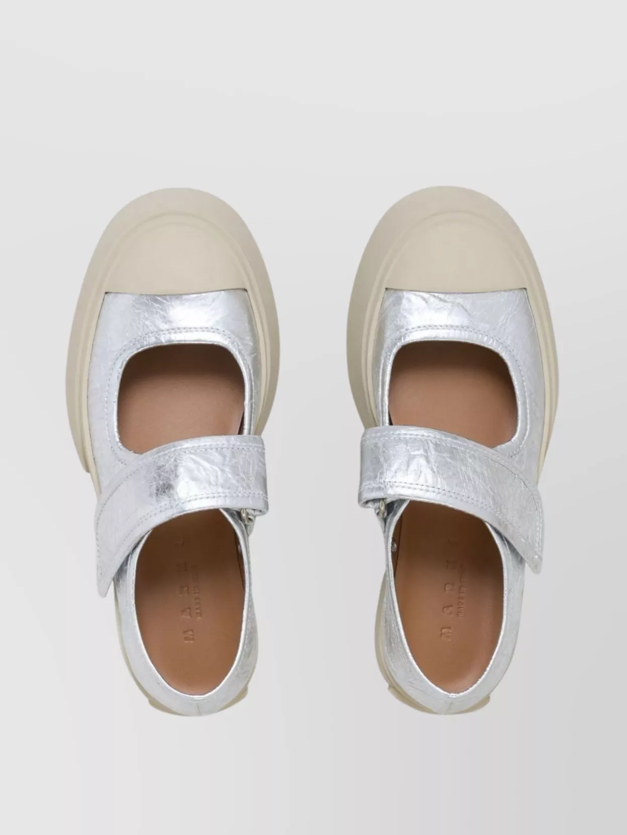 Marni Metallic Platform Ballerina Shoes