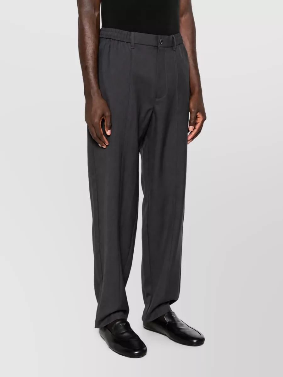 Emporio Armani Wool Tailored Trousers