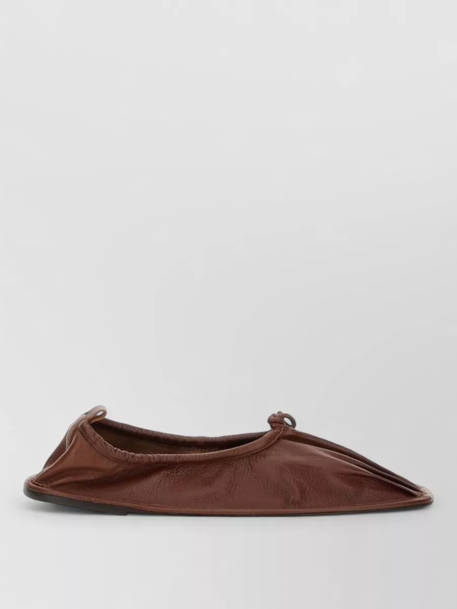 Hereu Leather Ballerina Flats
