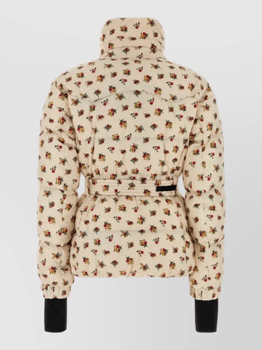 Moncler Grenoble Printed Down Parka Coat