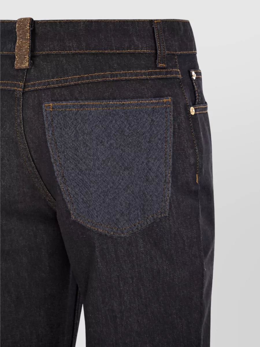 Fabiana Filippi Flared Denim Trousers