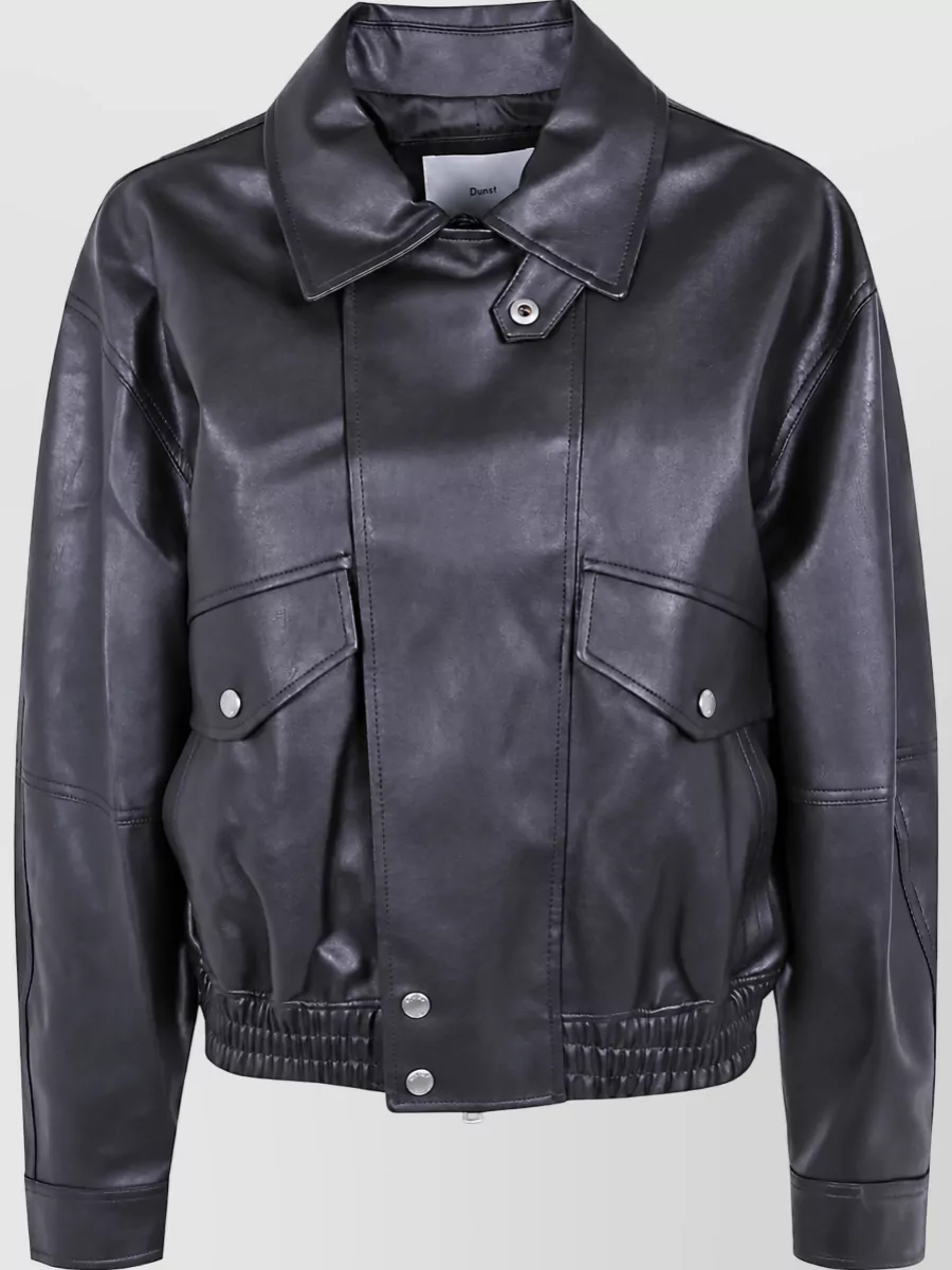 Dunst cropped faux leather blouson