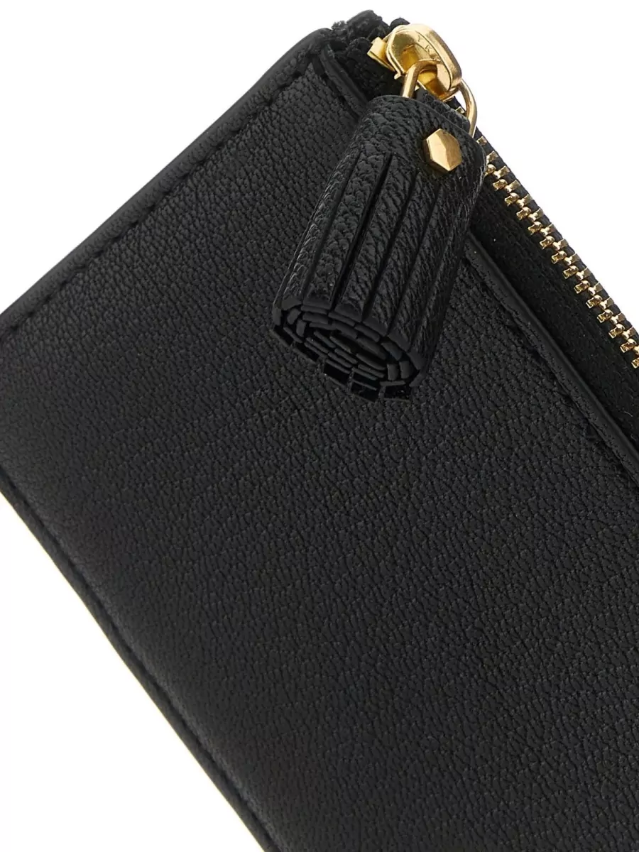 Anya Hindmarch Embellished Eyes Leather Cardholder