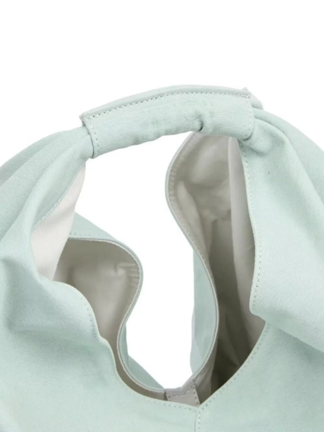 Mm6 Maison Margiela Draped Detail Shoulder Bag Logo