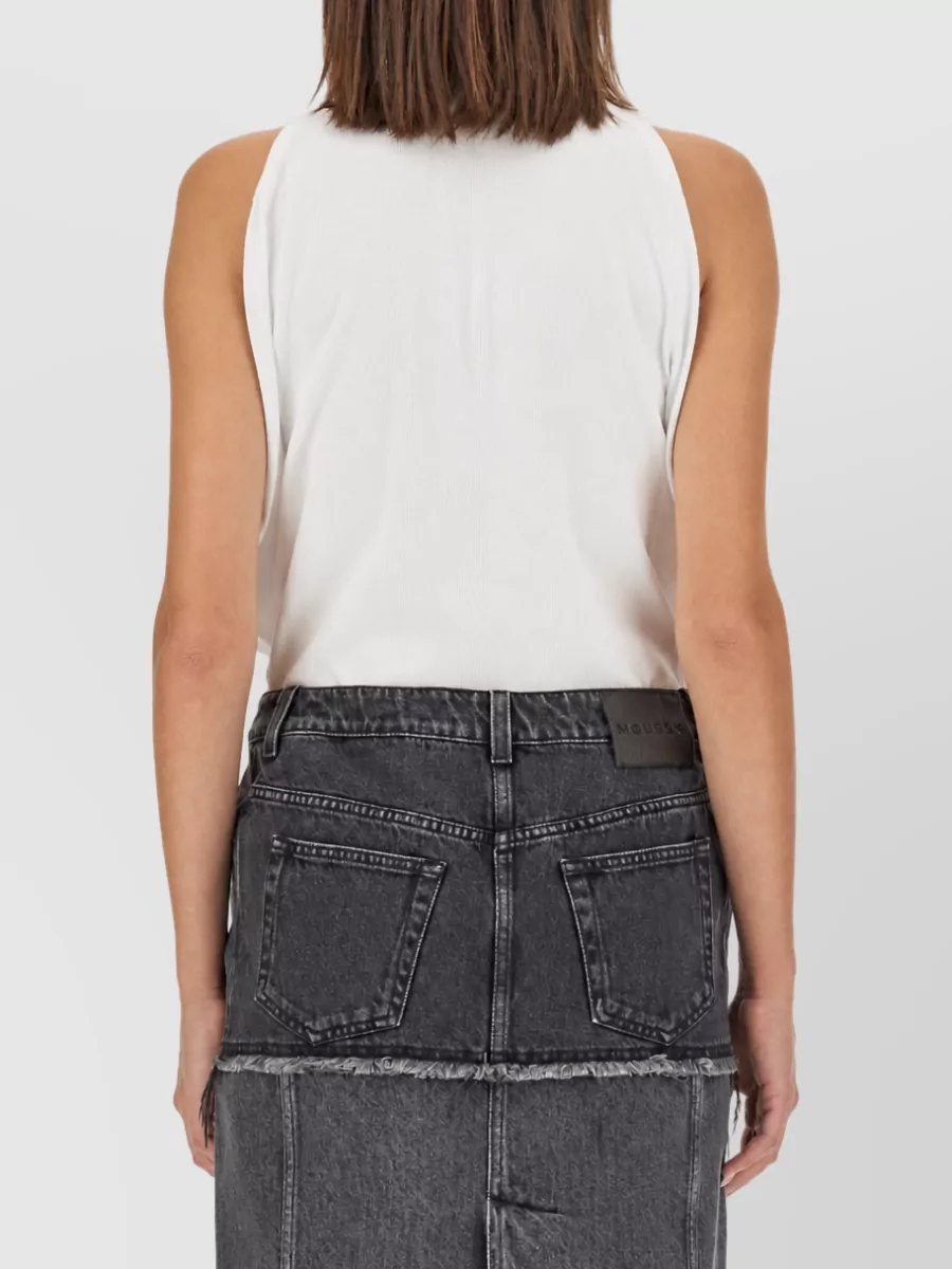Alexander Mcqueen Ribbed Tank Top