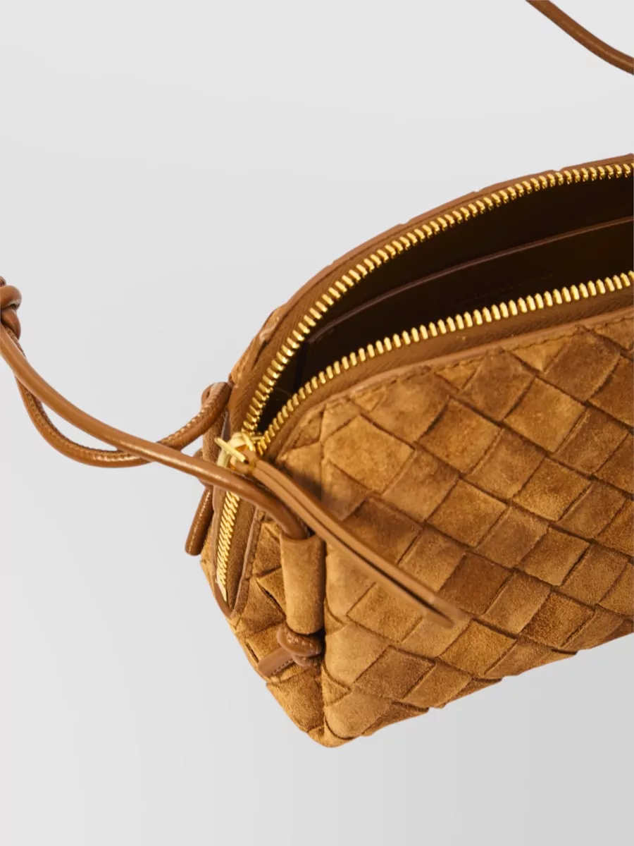 Bottega Veneta Concert Pouch Suede Leather Mini Bag