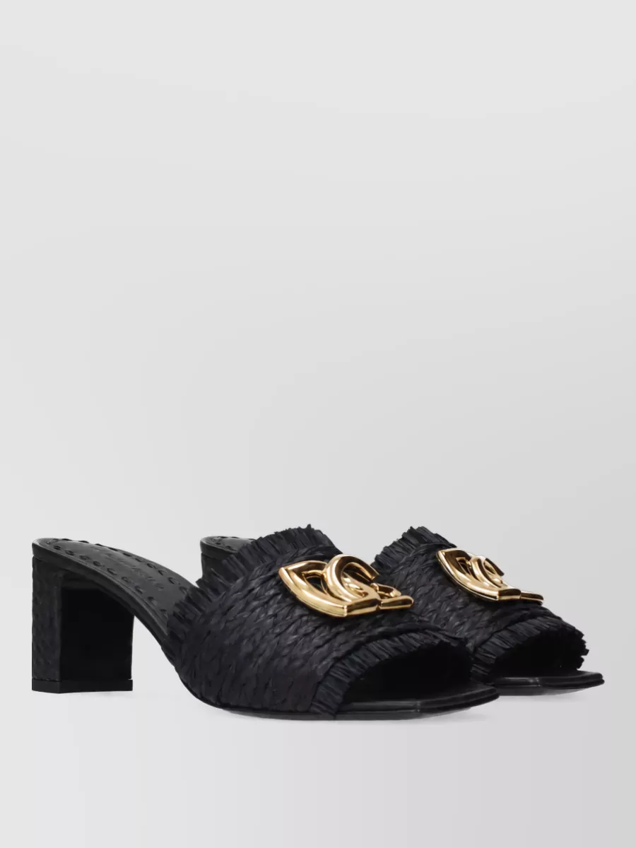 Dolce&Gabbana Raffia Mules