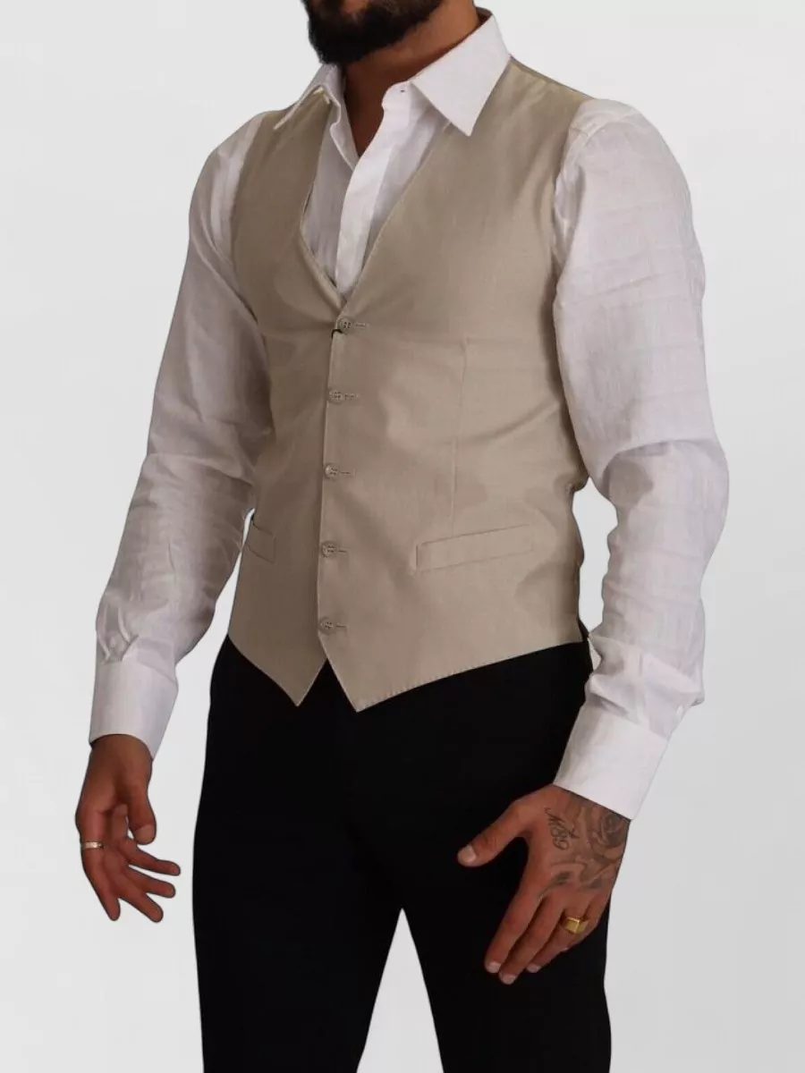Dolce&Gabbana Silk Slim-Fit Waistcoat