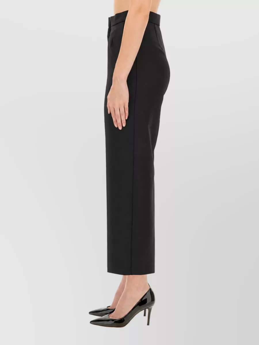 Max Mara Virgin Wool Cropped Trousers