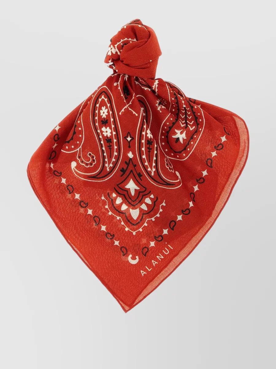 Alanui cotton paisley square scarf