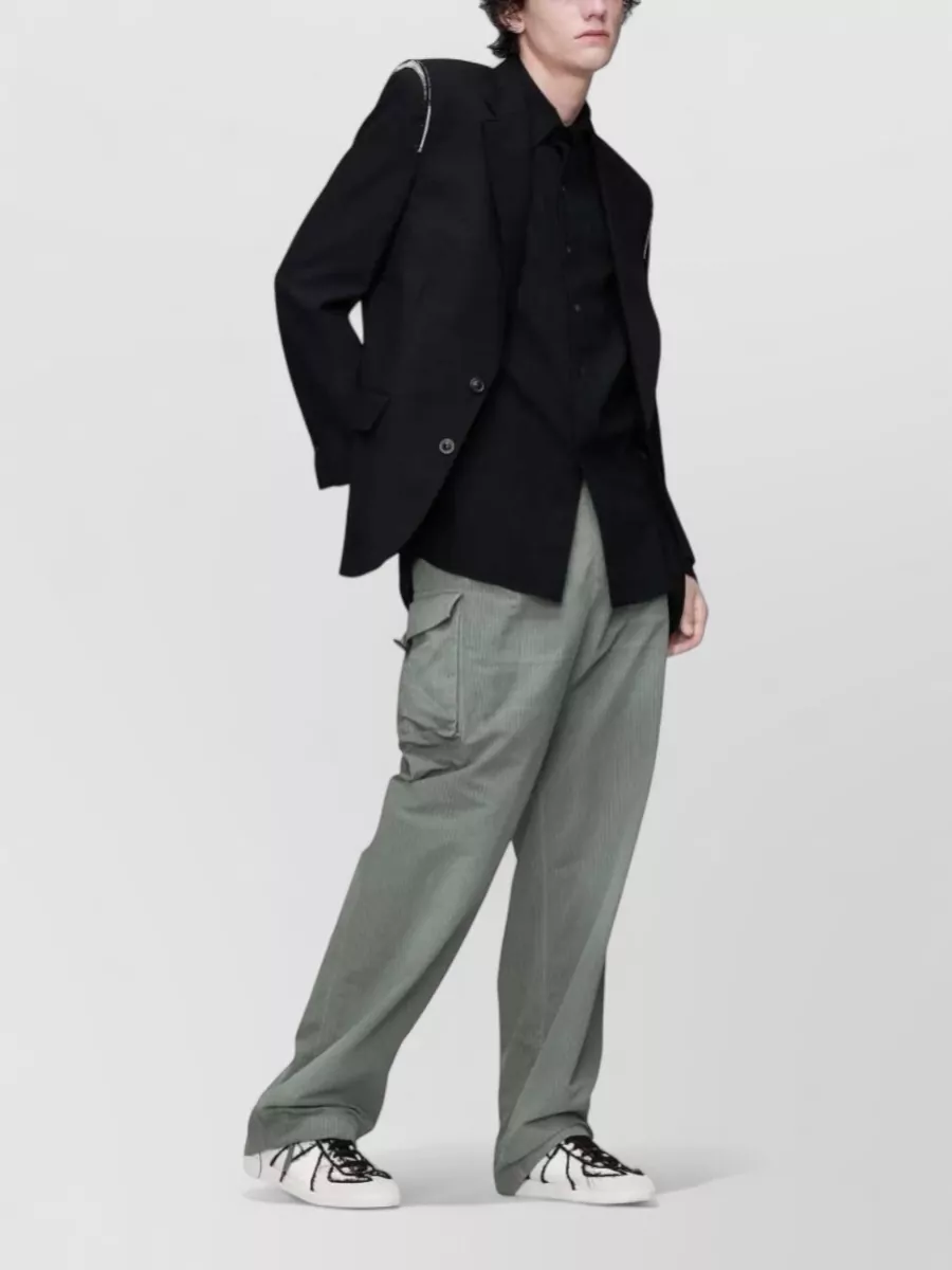 Maison Margiela Virgin Wool Long-Sleeve Shirt