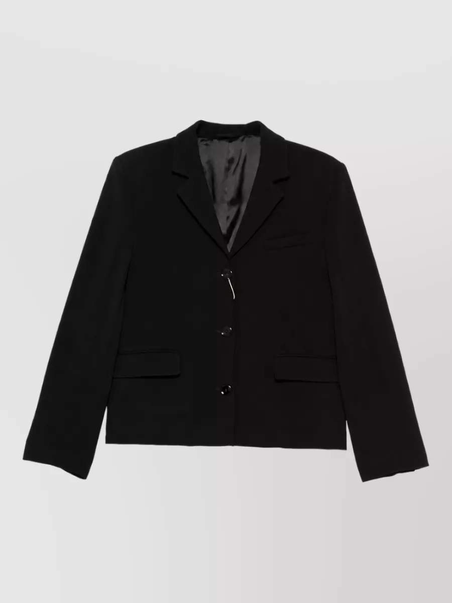 Totême Wool single-breasted blazer jacket