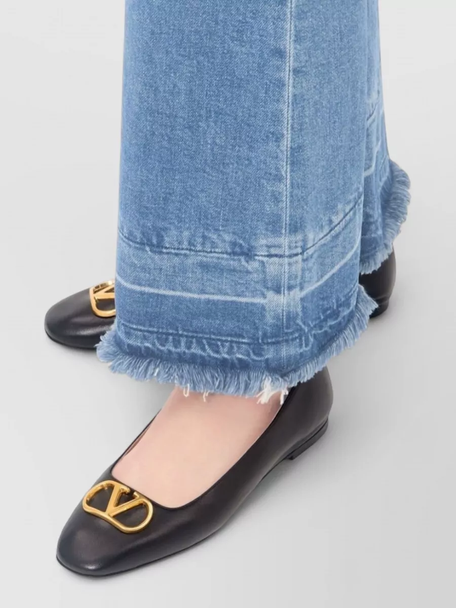 Valentino Garavani Leather Ballet Flats