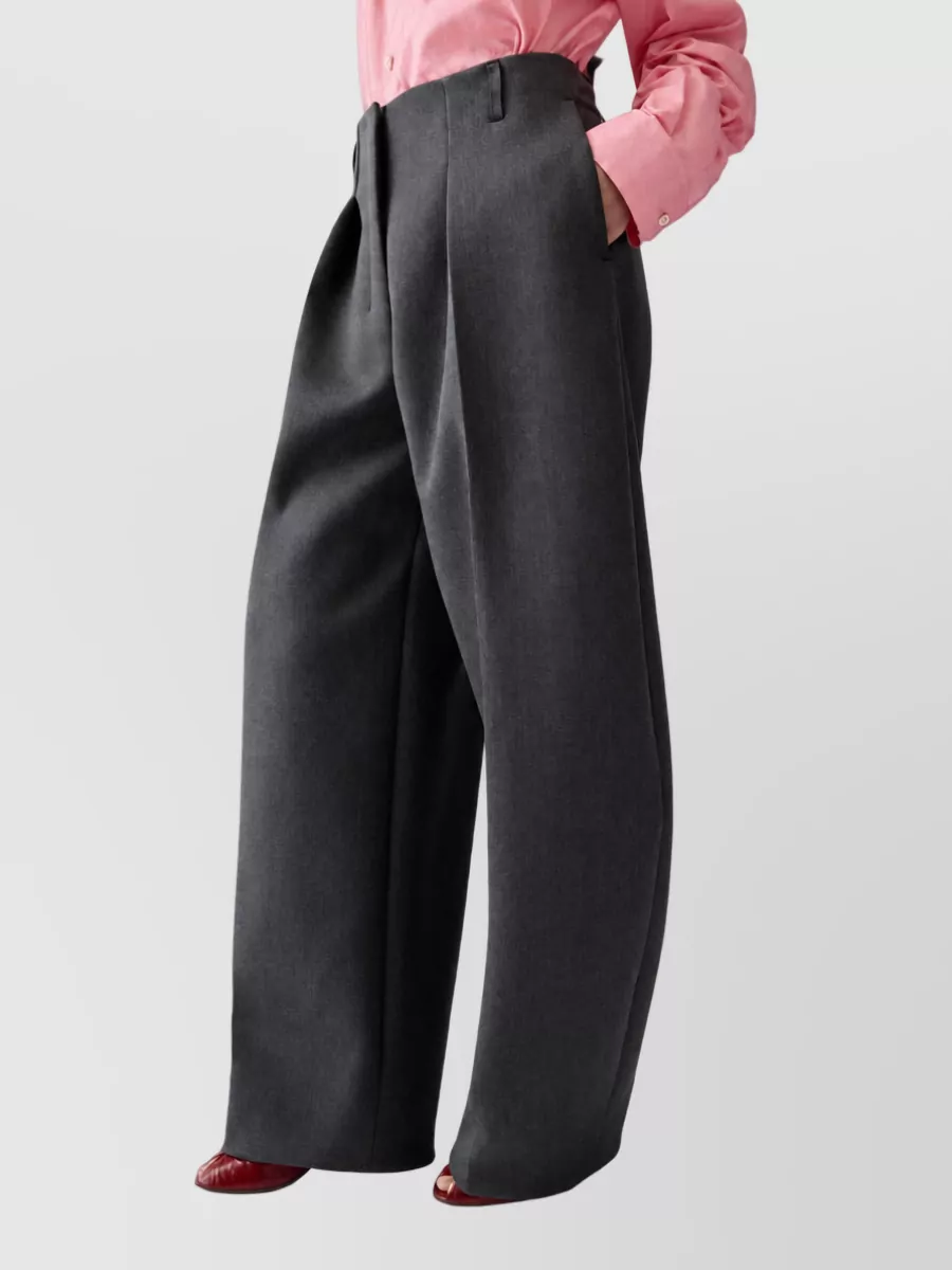 Jacquemus High-Rise Straight-Leg Trousers