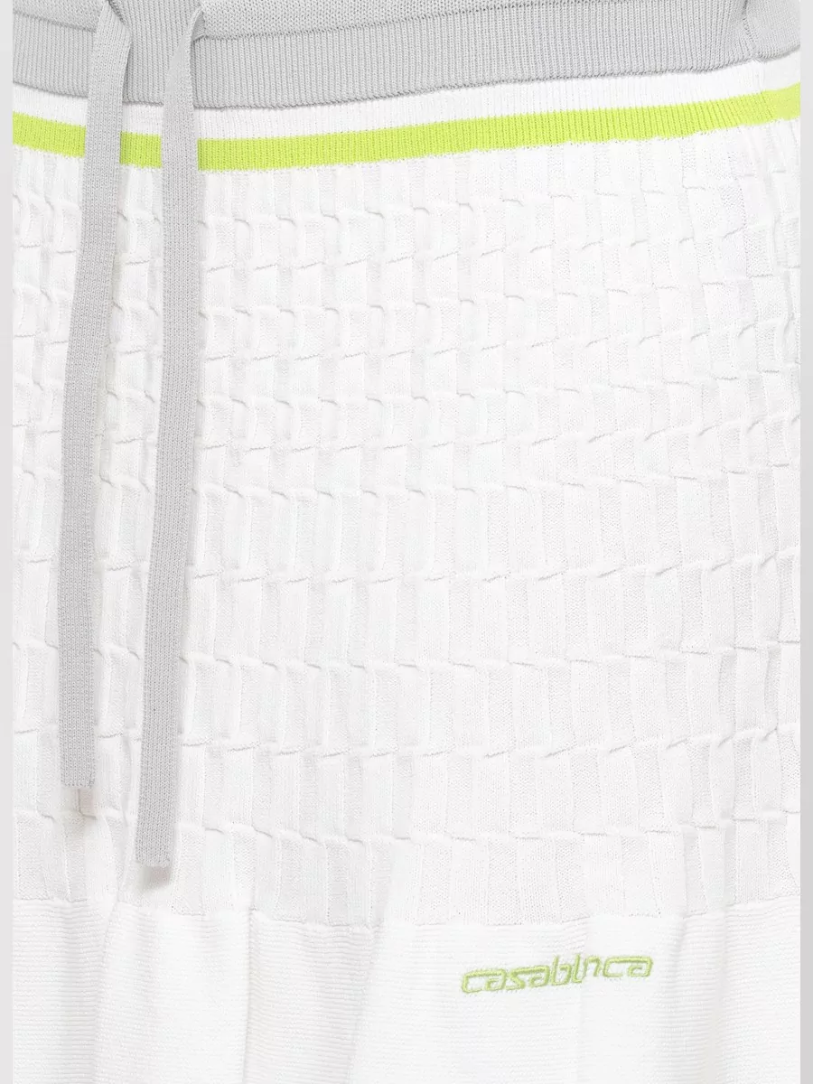 Casablanca Logo-Embroidered Mini Skirt