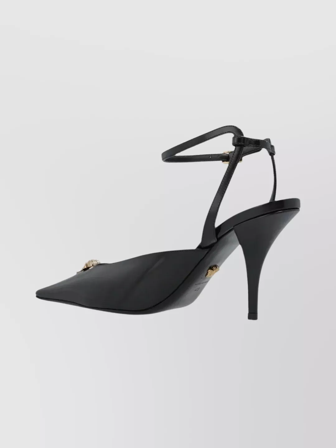 Versace Leather Pumps Featuring Medusa Detail