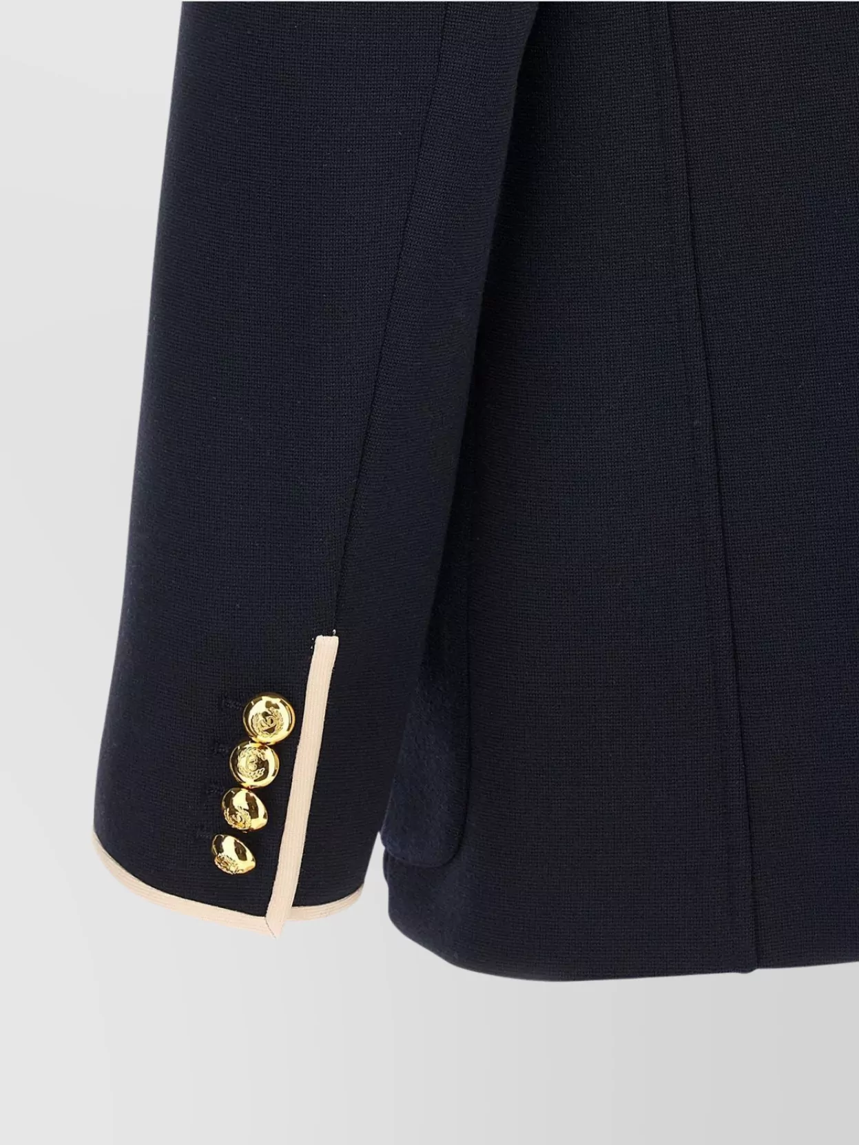 Valentino Garavani Double-Breasted Blazer Gold Buttons