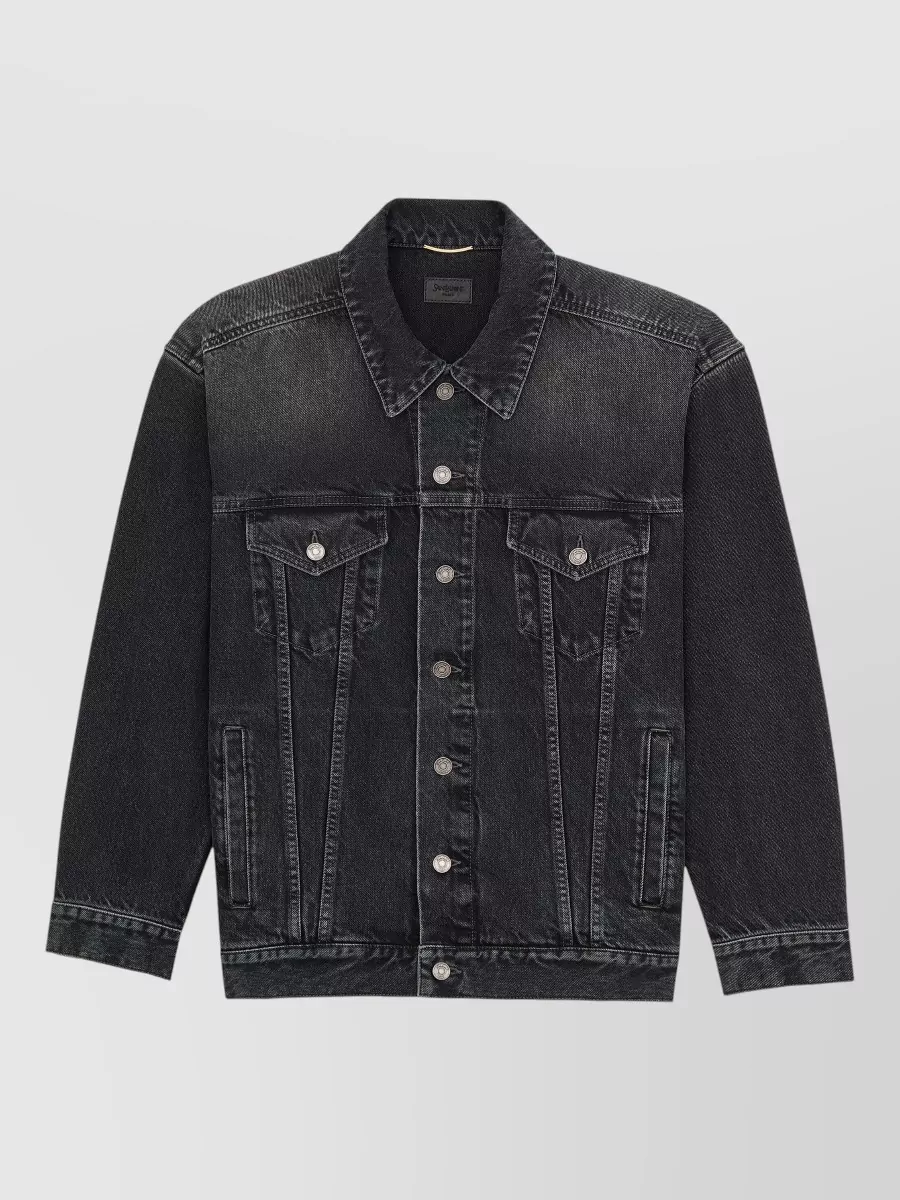 Saint Laurent oversized denim jacket