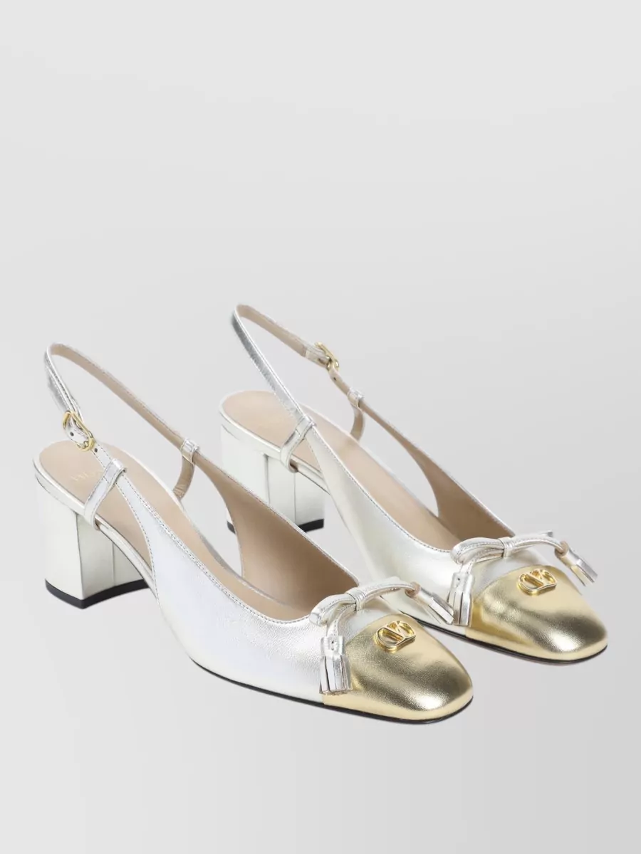 Valentino Garavani Leather Slingback Pumps