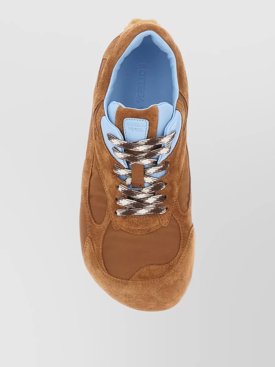 Bottega Veneta Leather Lace-Up Sneakers