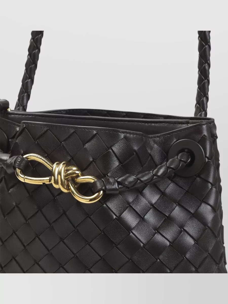 Bottega Veneta Andiamo Small Leather Bucket Bag