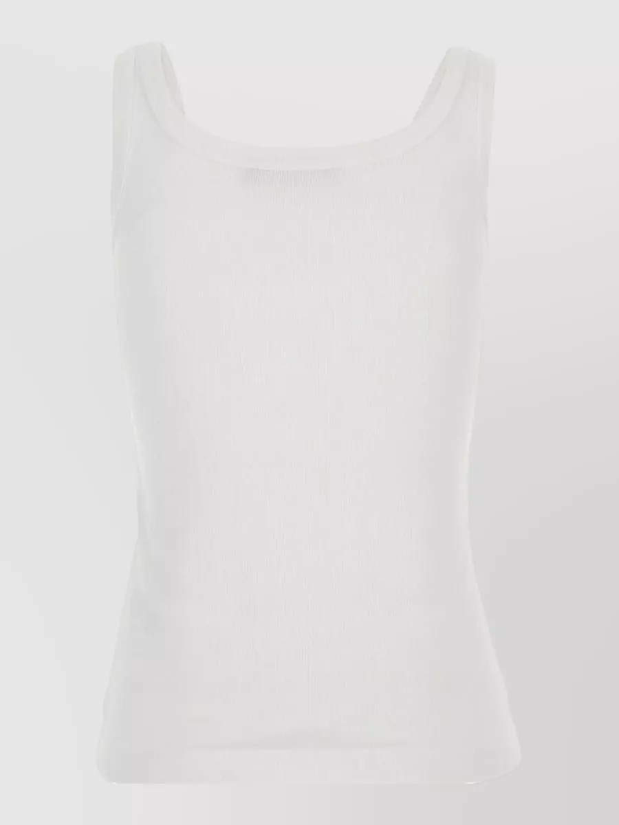 Dolce&Gabbana Cotton Ribbed Tank Top
