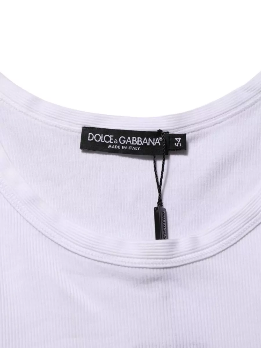 Dolce&Gabbana Ribbed Sleeveless Tank Top