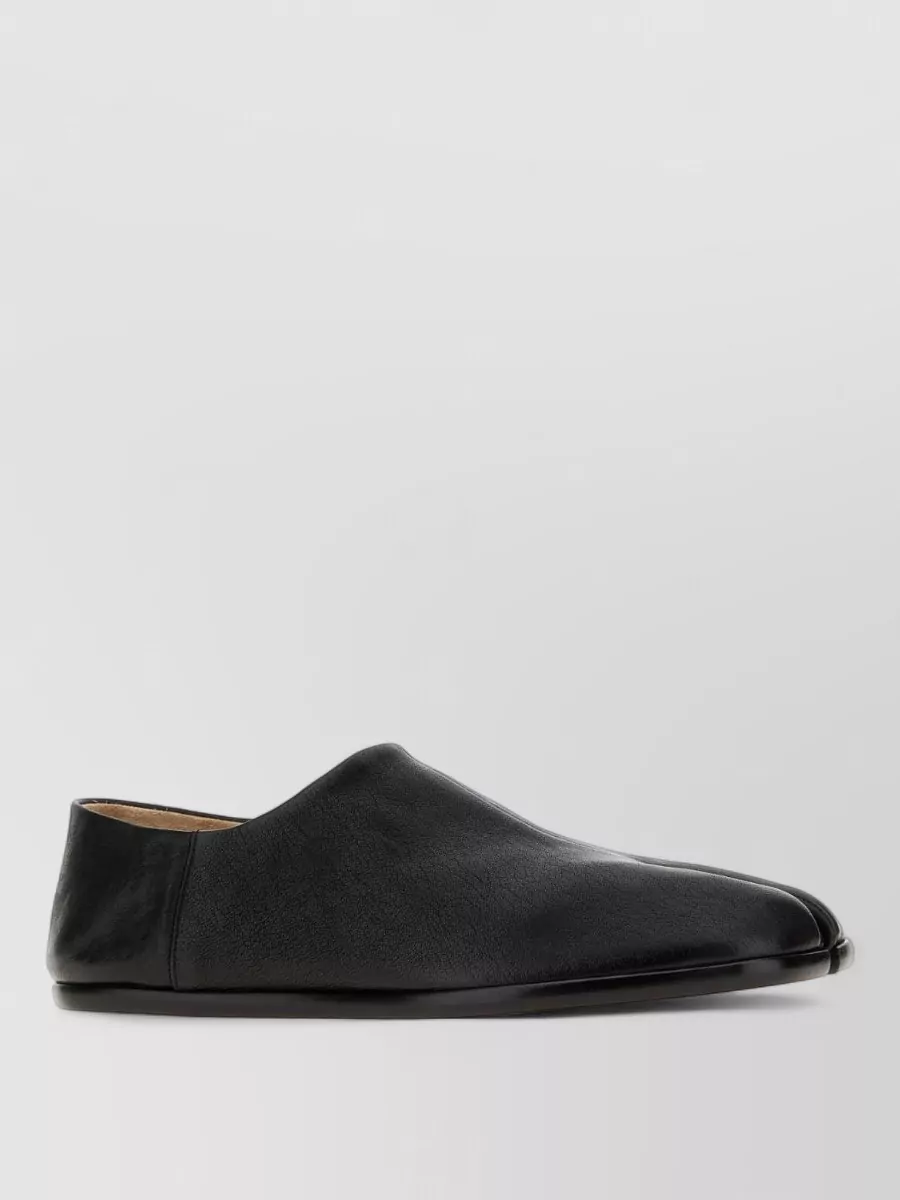 Maison Margiela leather tabi slip-on loafers