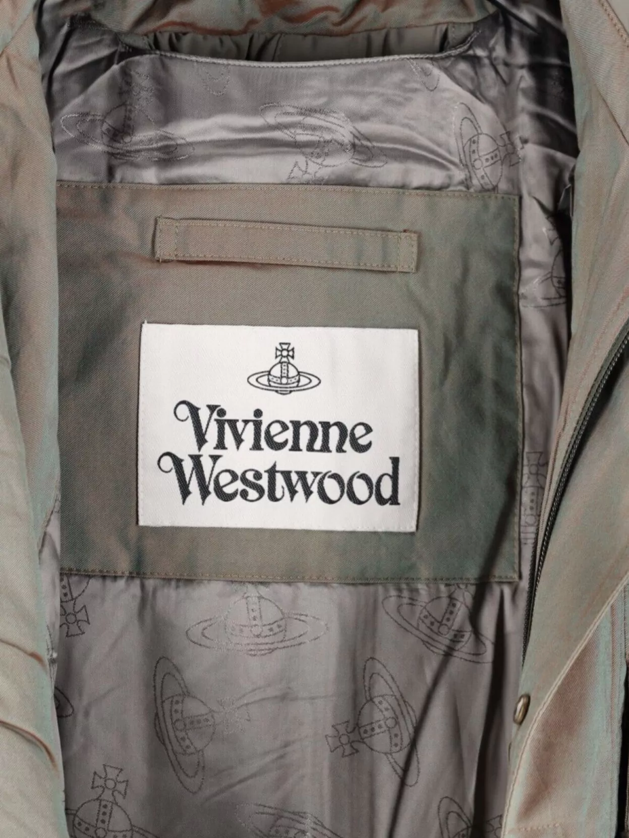 Vivienne Westwood Relaxed Fit Jacket With Hood And Pockets