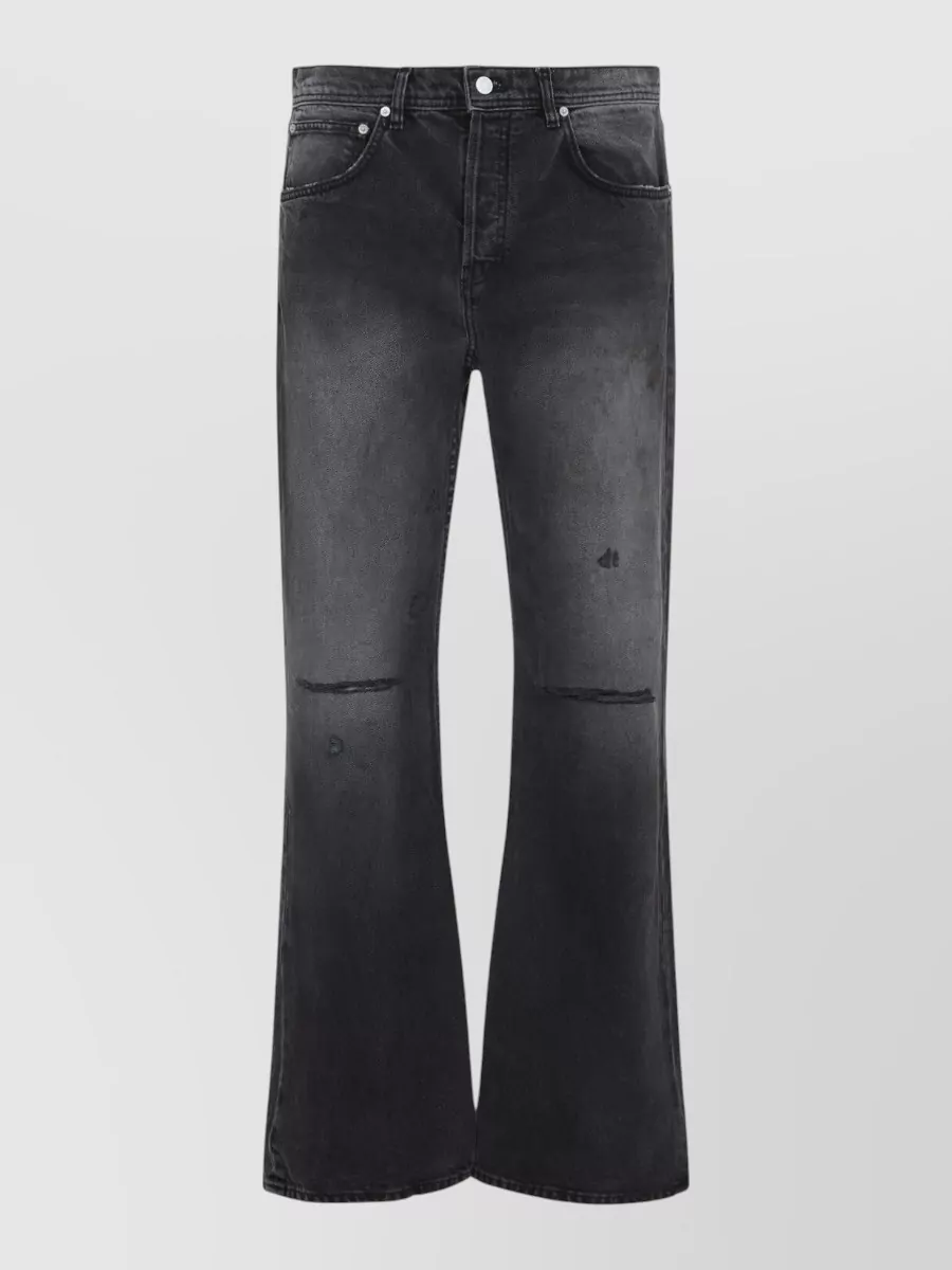 Enfants Riches Deprimes Low Rise Denim Jeans Flared Leg