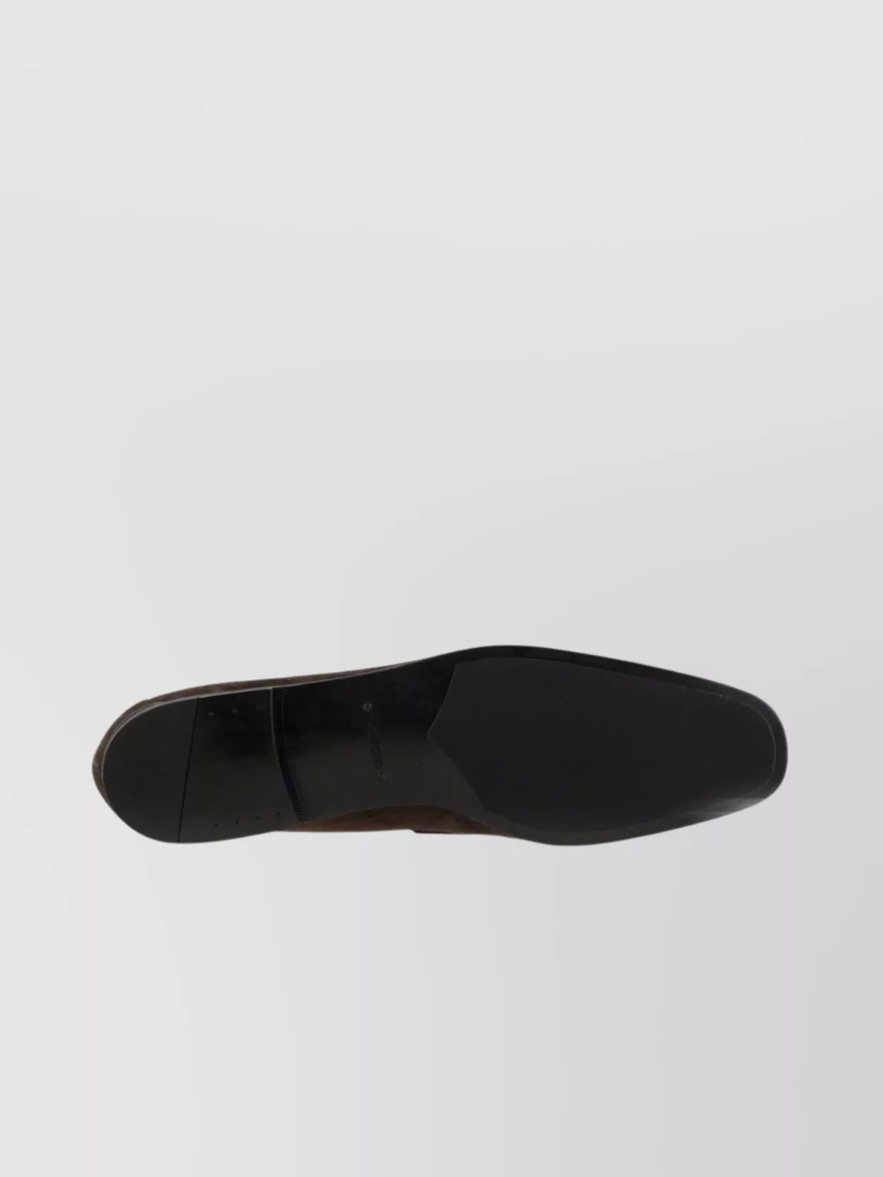 Tom Ford Almond Toe Suede Finish Loafers