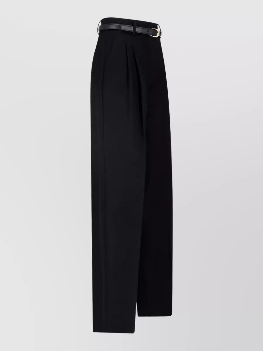 S Max Mara Virgin Wool Tailored Trousers