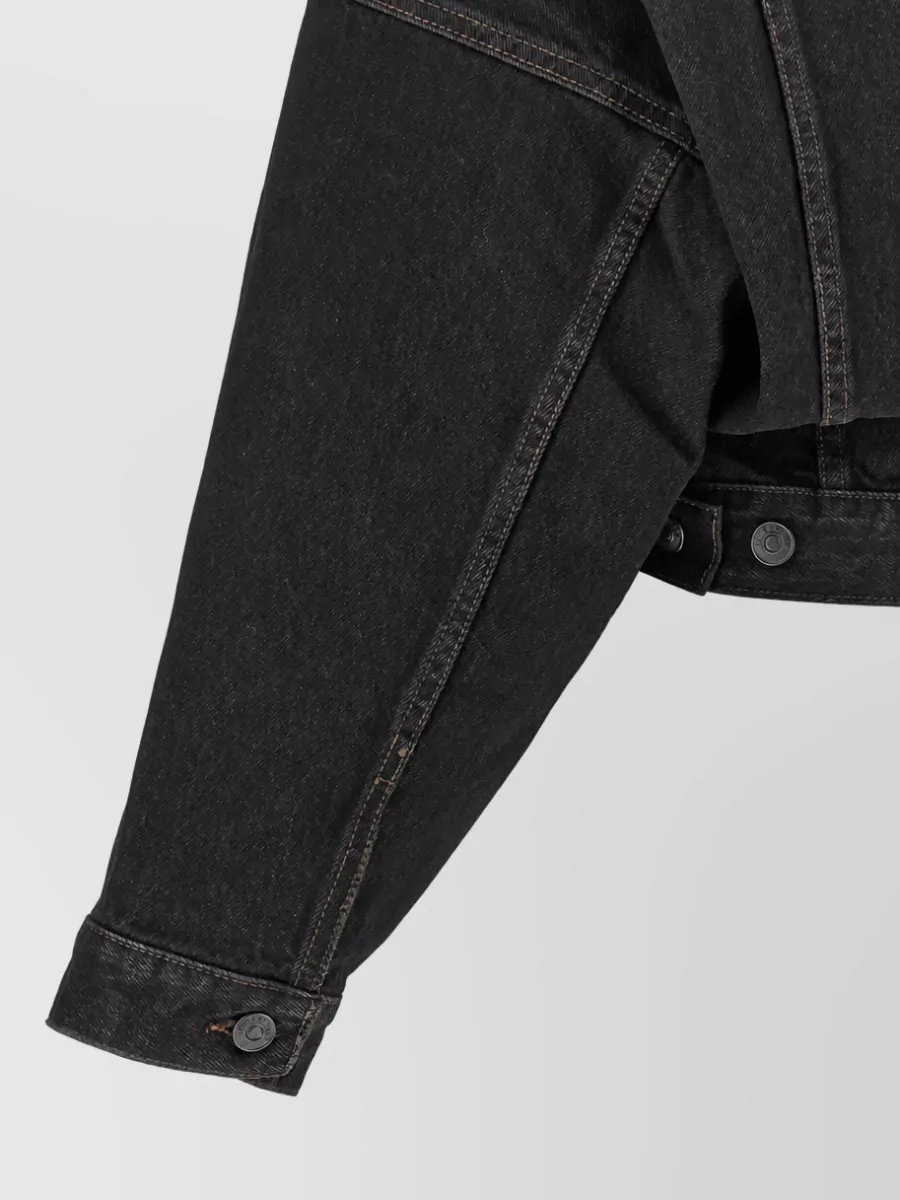 Balenciaga Denim Asymmetric Jacket