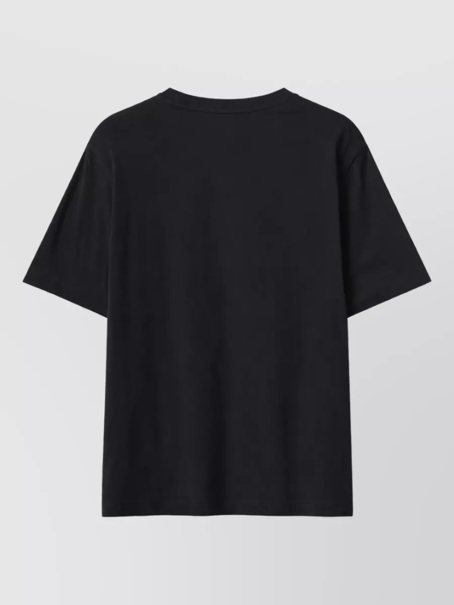 Maison Kitsuné Ribbed Cotton Short-Sleeve T-Shirt