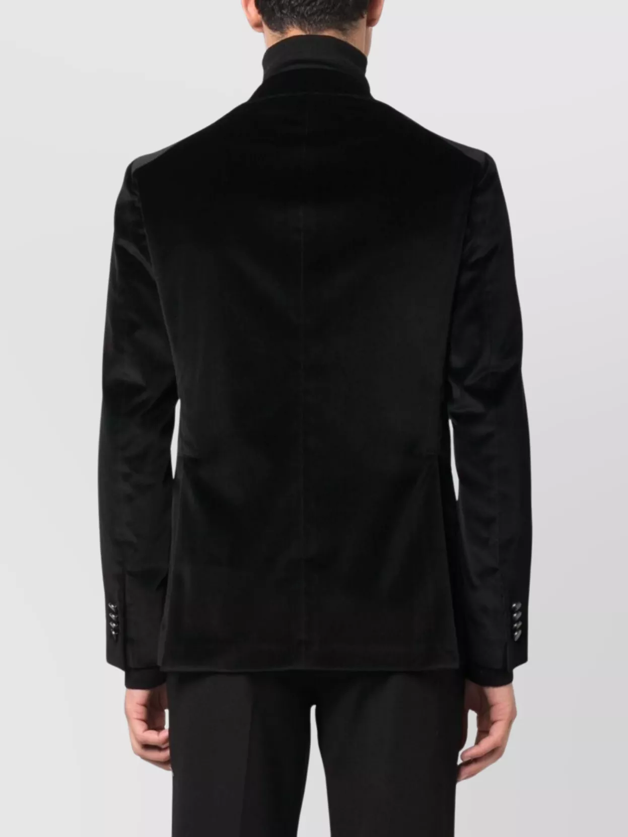 Tagliatore Velvet Jacket Buttoned Cuffs