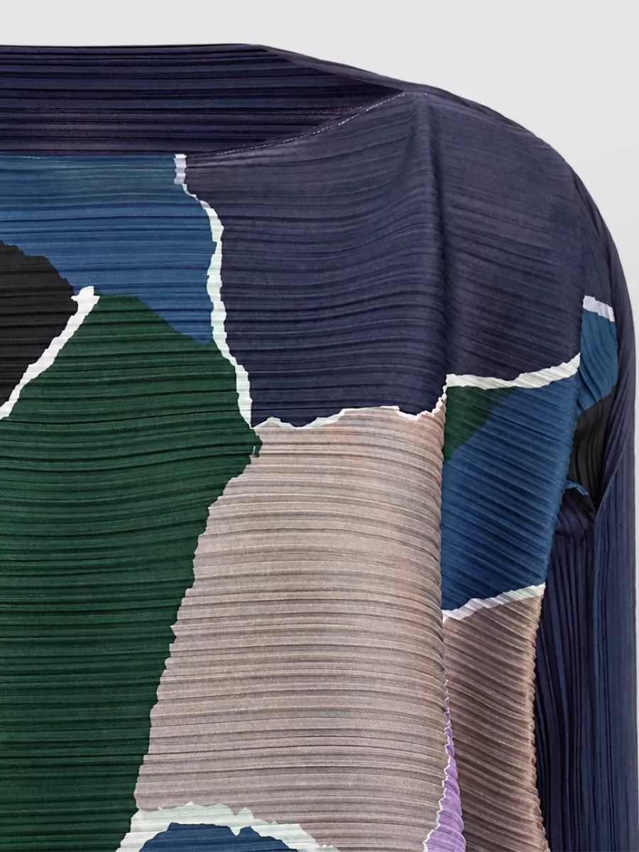 Pleats Please Issey Miyake Pleated Blouse