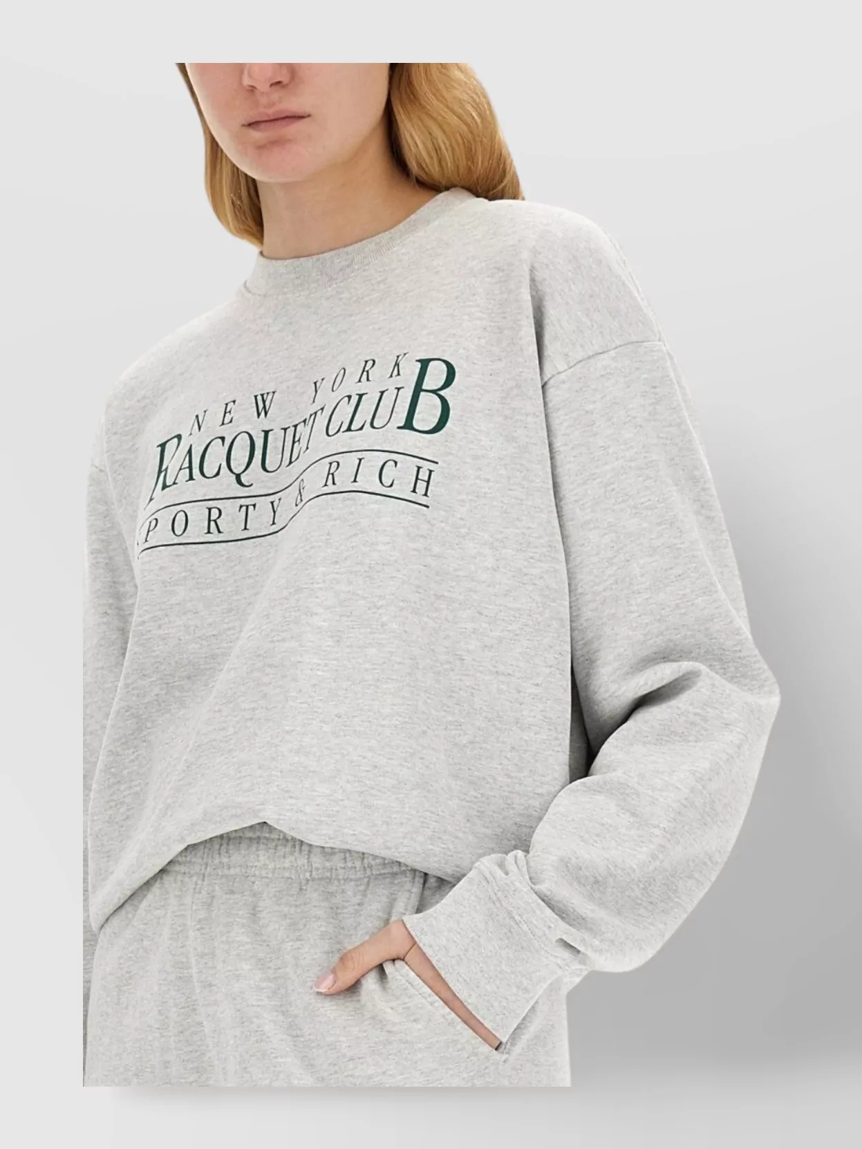 Sporty & Rich Logo Crew Neck Knitwear