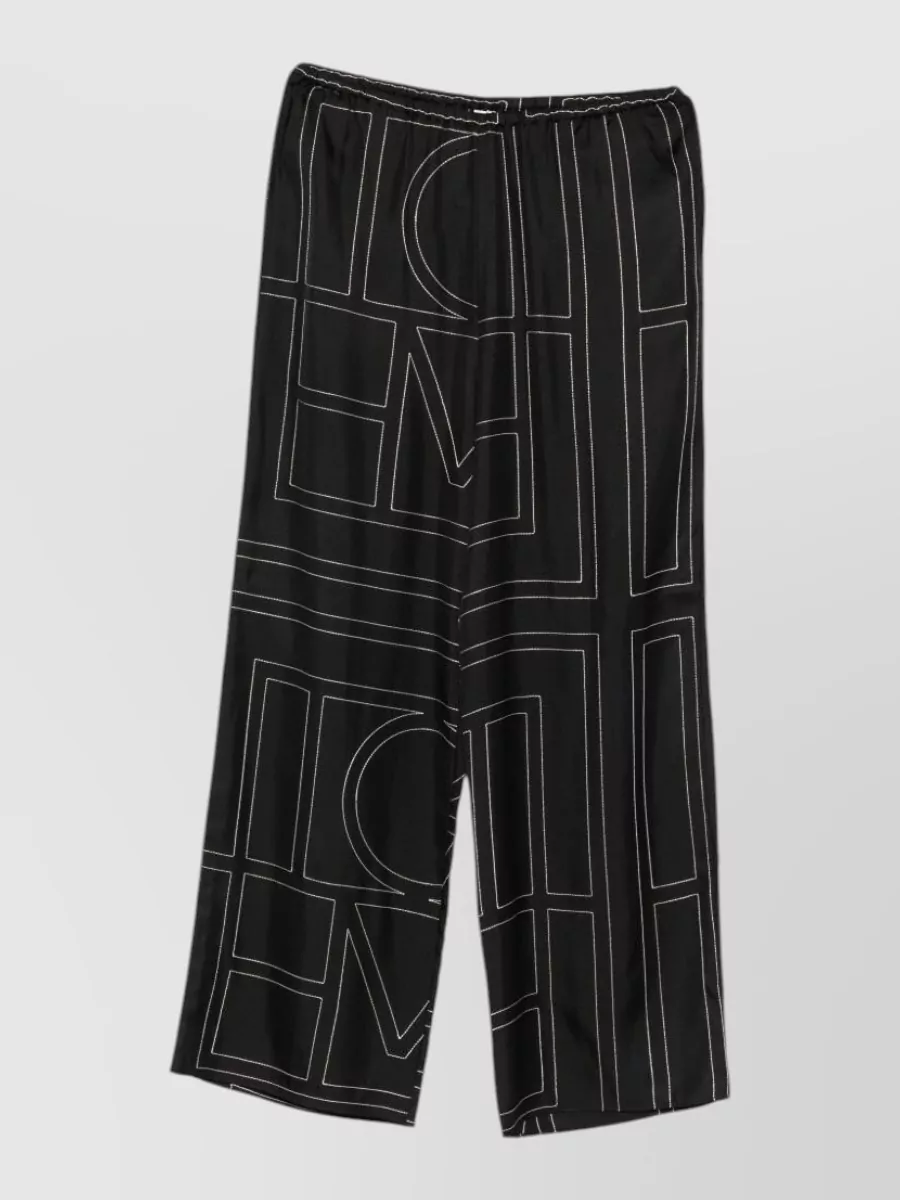 Totême Silk Wide-Leg Relaxed-Fit Pajama Trousers
