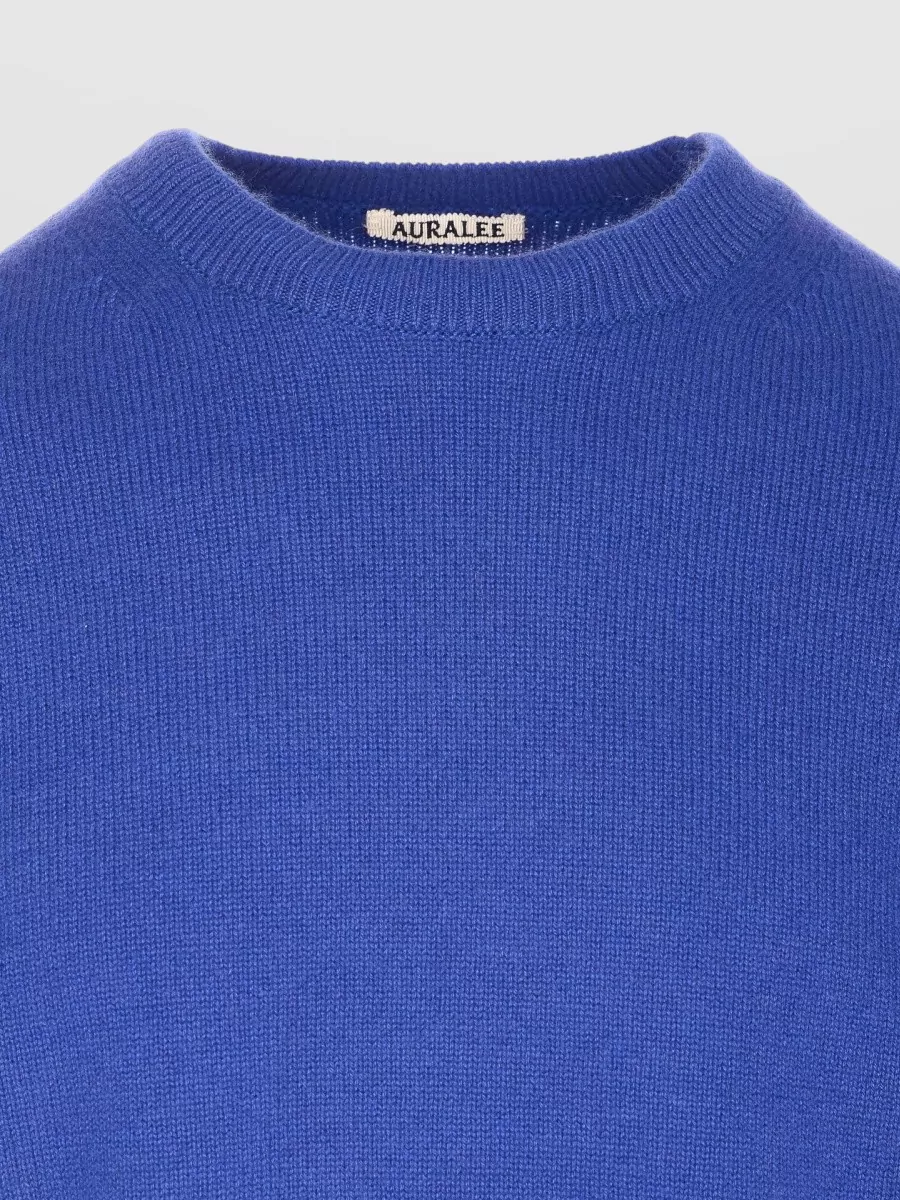 Auralee Cashmere Crewneck Sweater Long Sleeves
