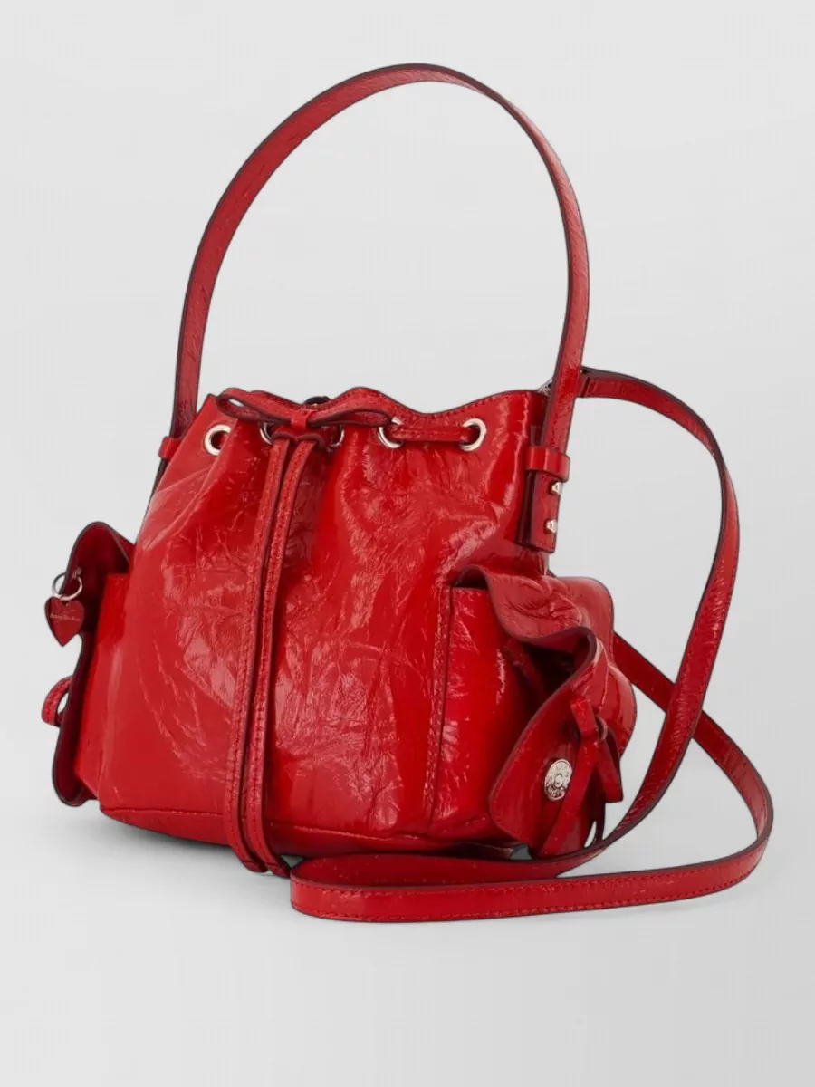 Acne Studios Patent Leather Mini Bucket Bag